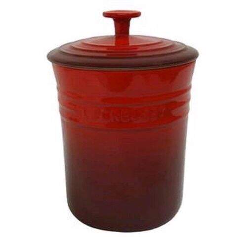 Porta Mantimentos de Cerâmica Vermelho Medio - Le Creuset