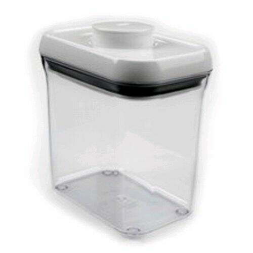 Pote retangular em Policarbonato1,4L lPop