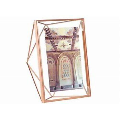 Porta  Retrato Prisma 5 x 7 cm Cobre - Umbra