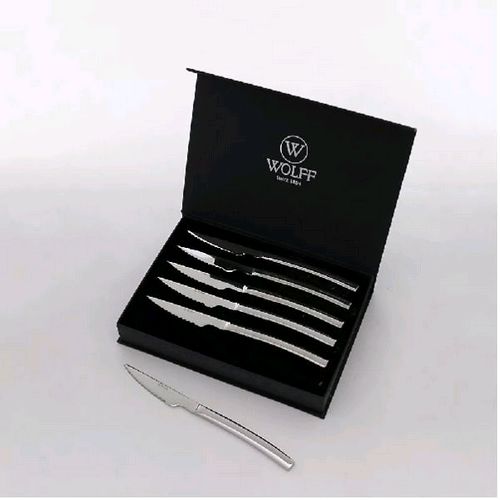 Jogo 6 Facas Churrasco Inox London - Wolff