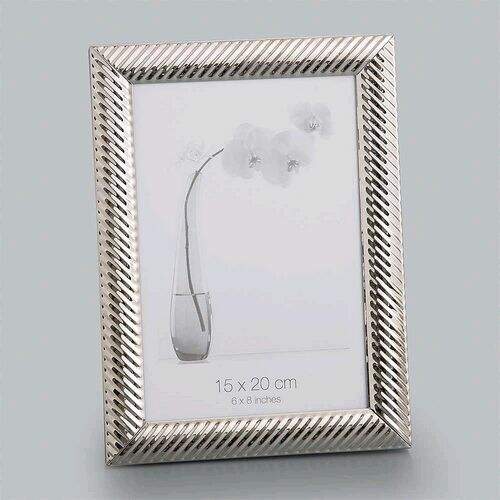 Porta retrato aço Lines13x18  Prestige 