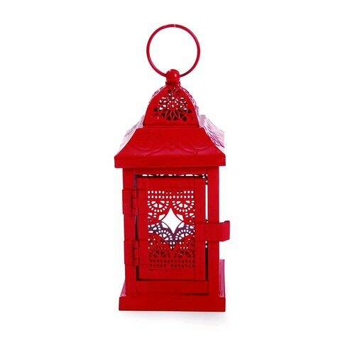 Porta de Velas Metal Branco ou Vermelho - Cromus