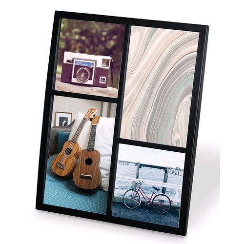 Porta Retrato Multi Fotos Senza Preto – Umbra