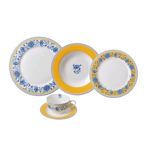 Aparelho de Jantar com Chá Palais 30 pçs Porcelana