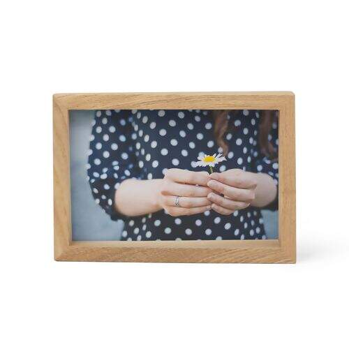Porta Retrato Edge 10 x 15 cm Madeira Natural - Umbra