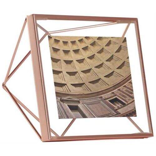 Porta Retrato Prisma 10 x10 cm Cobre - Umbra