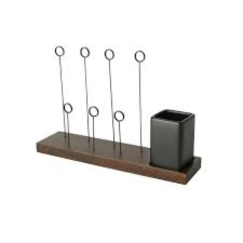 Porta REtrato de Mesa Gala Preto/ Noz- Umbra