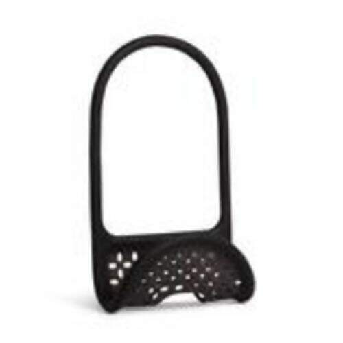 Porta Esponja de Pia Sling- Preto 26x11 cm