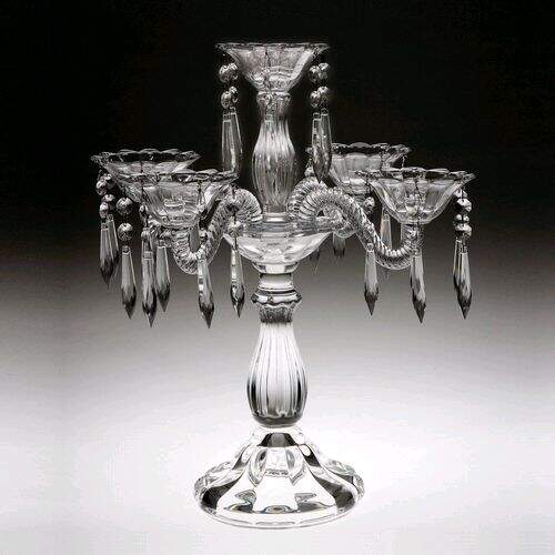 Candelabro Cristal para 5 Velas Bohemia