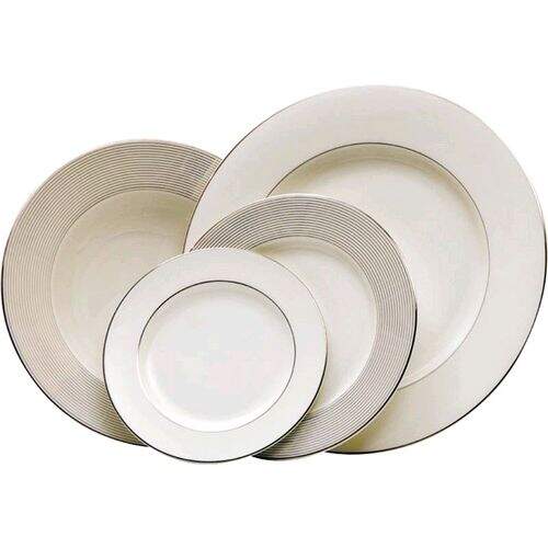 Aparelho de Jantar 30 peças Radius Platinum Porcelana . .