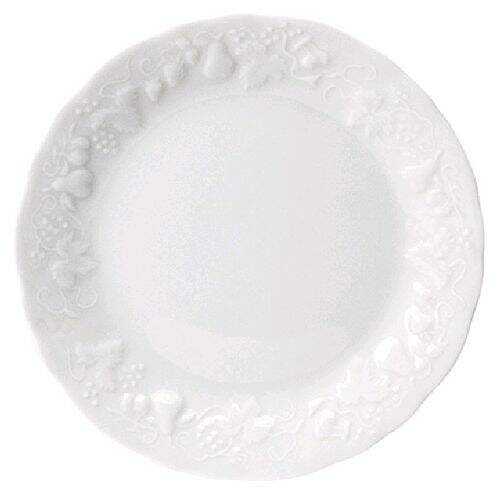 Prato Raso em Porcelana Califórnia Blanc 26 cm - Limoges