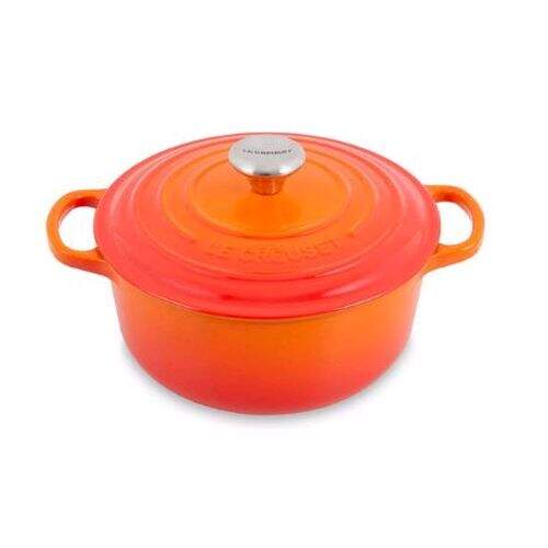 Panela Redonda Laranja 22 cm - Le Creuset 