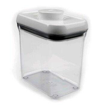 Pote retangular em Policarbonato1,4L lPop