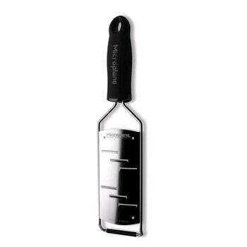 Ralador para corte lâmina em aço inox preto gourmet Microplane