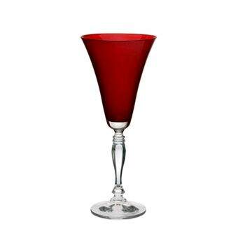 Taça Para Água Cristal 300ml Ecológico Bohemia Victoria Ruby - cada