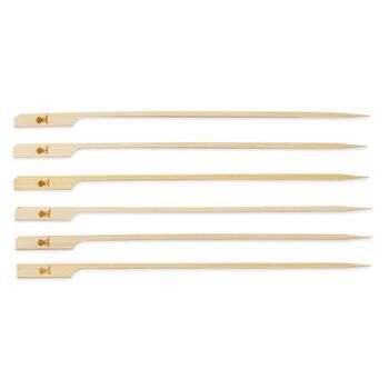 Espeto para Churrasco 25 pçs Bambu 