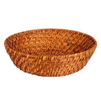 Cesta Redonda em Rattan 27cm - Kenya 