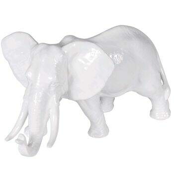 Elefante Branco Decorativo