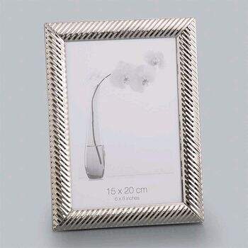 Porta retrato aço Lines 10x15  Prestige 