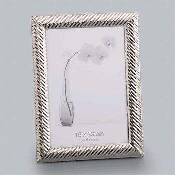 Porta retrato aço Lines13x18  Prestige 