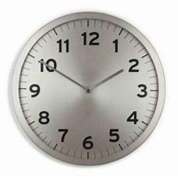 Relógio de Parede Anytime Níquel 32 cm - Umbra
