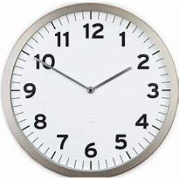 Relógio de Parede Anytime Branco 32 cm - Umbra