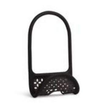 Porta Esponja de Pia Sling- Preto 26x11 cm