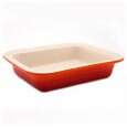 Travessa de Cerâmica Retangular Funda . . Laranja 34 cm - Le Creuset