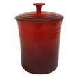 Porta Mantimentos de Cerâmica Vermelho Medio - Le Creuset
