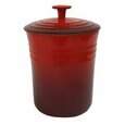 Porta Mantimentos de Cerâmica Vermelho Medio - Le Creuset