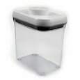 Pote retangular em Policarbonato1,4L lPop