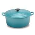 Panela Redonda Azul Caribe 26CM -  Le Creuset