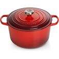 Panela Redonda Funda 26cm - Signature, Vermelho Le Creuset, Ferro Fundido,