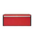 Porta Pão Aço Inox Vermelho - Brabantia