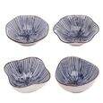 CJ DE 4 BOWLS DE PORCELANA MIXED KOJI WOLFF 10,5 CM AZUL