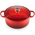 Panela Redonda Signature 26cm para Indução Le Creuset Vermelho