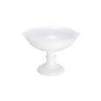 Fruteira com base 21,3 cm Porcelana Wolff Redonda - Alto Relevo Branca 25098