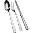 Faqueiro Classico Moderno em aco inox 101 pecas 18/10 3,5mm espessura-Cinza - Fracalanza- Full Fit