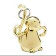 Porta Anel Zoola Macaco Dourado - Umbra