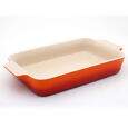 Travessa Retangular Laranja 32 cm - Le Creuset