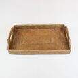 Bandeja retangular em rattan SUNSET 39 x 31 x 7 cm Natural Home