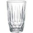 JOGO DE 6 COPOS GLASGOW EM VIDRO 355ML A13CM