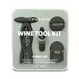 Kit para Vinho com Saca Rolhas e 3 Acessórios Wine Tool Rabbit Preto