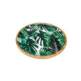 Bandeja Redonda de Madeira Leafage 35x2,5cm 26690 Bon Gourmet