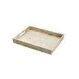 Bandeja De Madeira C/ Madrepérola White Grande 45X35X5,5Cm - Prestige