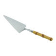 Pá P/bolo De Aço Inox C/cabo De Plástico Bambu Natural 28cm Lyor 