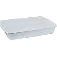 Assadeira Retangular 38,0 X 25,0 X 5,0cm 3000ml Branco A62011 Ceraflame