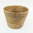 Cachepot redondo em rattan MANDALAY 25 x 19 cm Natural Home