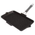 GRELHA STAUB   COM DUAS ALÇAS WITH POURING SPOUT 34 CM X 21 Cm