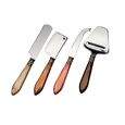 Conjunto de 4 Facas para Queijo em Aço Inox Pérola Kenya 4080430019
